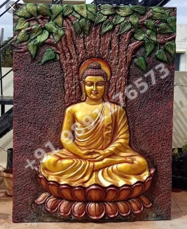 FIBER BUDDHA WALL HANGING